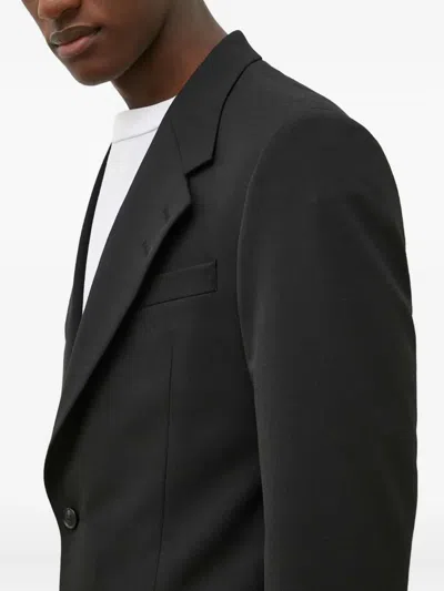 Tiger Of Sweden Buttoned Single-breasted Blazer In Black