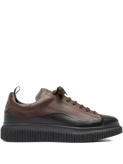 Officine Creative Krace 018 Lace-up Sneakers In Brown