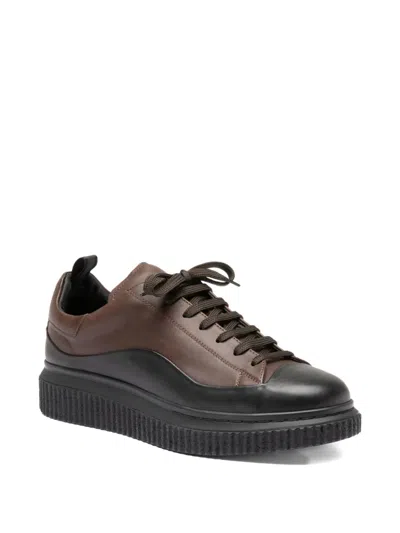 Officine Creative Krace 018 Lace-up Sneakers In Brown