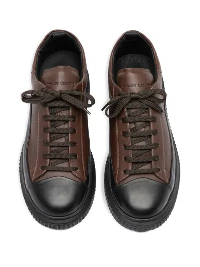 Officine Creative Krace 018 Lace-up Sneakers In Brown