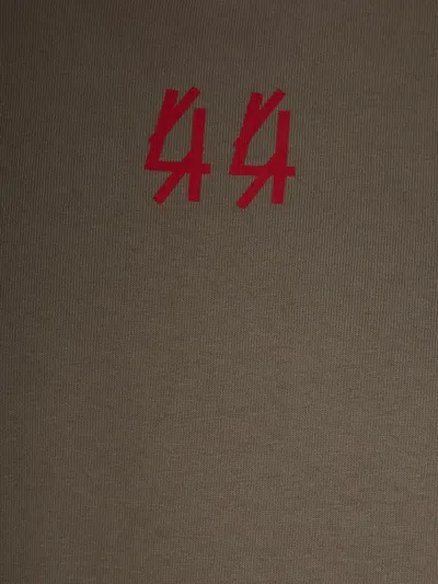 44 Label Group T-shirt Ewigkeit Double Sleeve In Brown