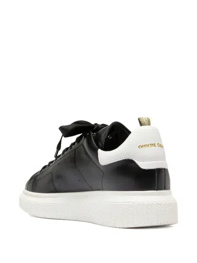 Officine Creative Krace 015 Leather Sneakers In Black