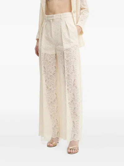 Simona Corsellini Woman Pants Beige Size 6 Viscose In Nude