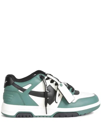 Off-white Out Of Office Sneakers In Green