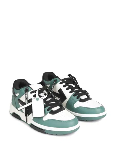 Off-white Out Of Office Sneakers In Green