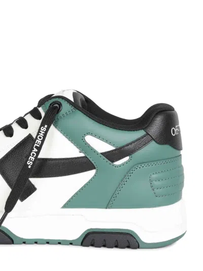 Off-white Out Of Office Sneakers In Green