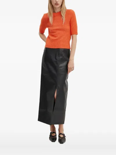 Day Birger Et Mikkelsen Ribbed Sweater In Orange