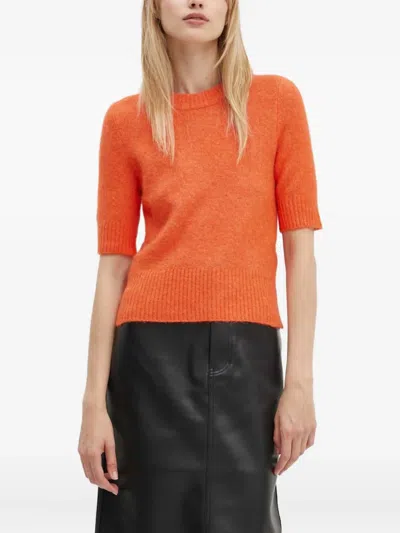 Day Birger Et Mikkelsen Ribbed Sweater In Orange