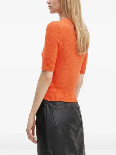 Day Birger Et Mikkelsen Ribbed Sweater In Orange