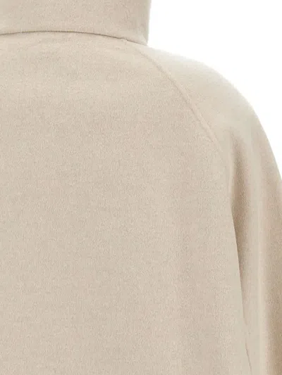 Duno High-collar Jacket In Neutral