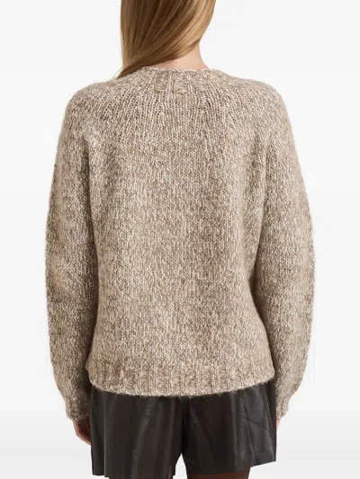 P.a.r.o.s.h Crew-neck Sweater In Brown