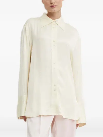 Day Birger Et Mikkelsen Buttoned Collared Top In White