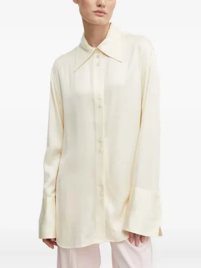 Day Birger Et Mikkelsen Buttoned Collared Top In White