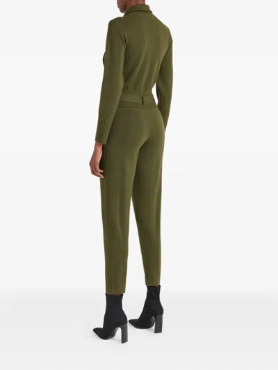 Temperley London Napoleon Knit Jumpsuit In Green