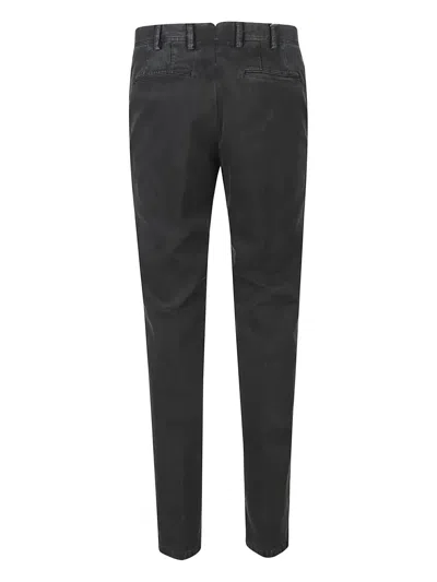 Pt Torino Master Flat Front Pants In Black