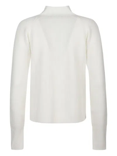 Drumohr Turtle Neck Sweater In White