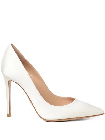 Gianvito Rossi Gianvito 105 Leather Pumps In White