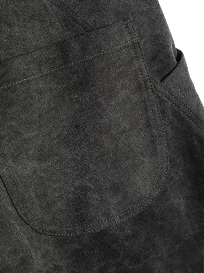 Ymc You Must Create Twisted Seam Jeans In Gray