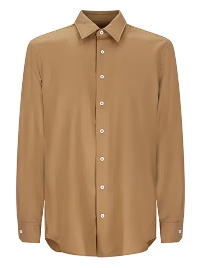 Lardini Buttoned Shirt In Brown