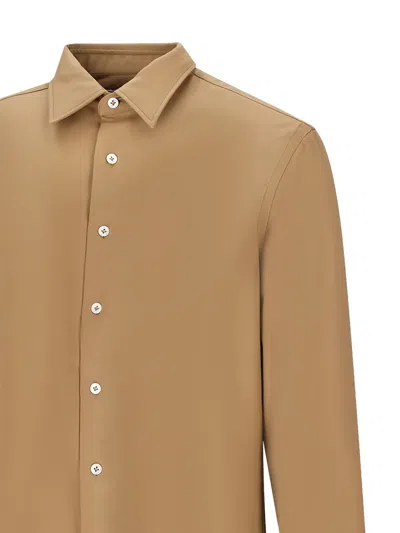 Lardini Buttoned Shirt In Brown