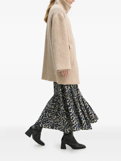 Day Birger Et Mikkelsen Keaton Buttoned Coat In Neutral