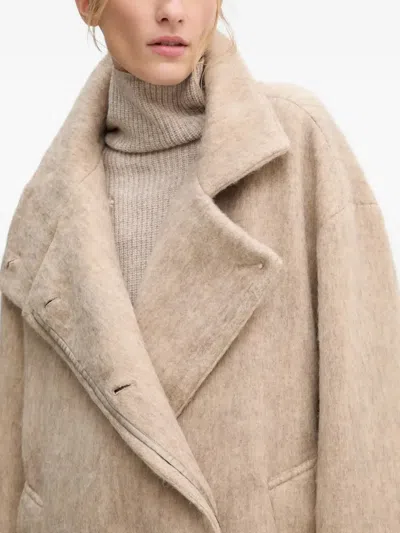 Day Birger Et Mikkelsen Keaton Buttoned Coat In Neutral