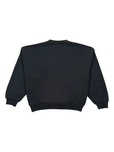 Rhude Black Crewneck Pullover In Black