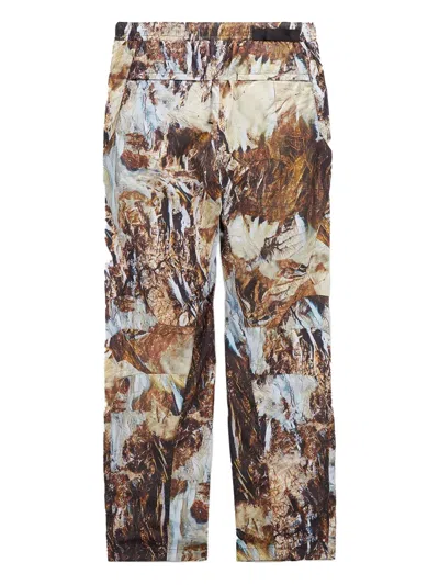 Nike Camo-pattern Performance Trousers In Brown