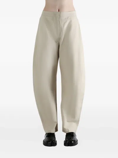 Amomento Am25fww01pt Trousers In Neutral