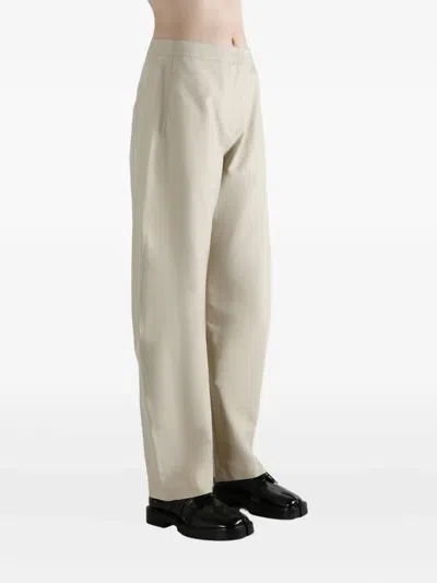 Amomento Am25fww01pt Trousers In Neutral