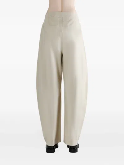 Amomento Am25fww01pt Trousers In Neutral