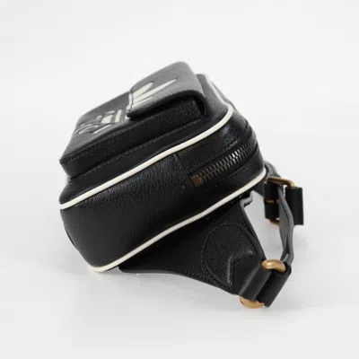 Pre-owned Gucci Belt Bag Black Leather Shoulder Bag ()