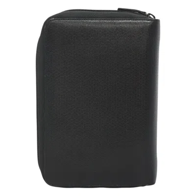 Pre-owned Gucci Couverture Agenda Black Leather Wallet  ()