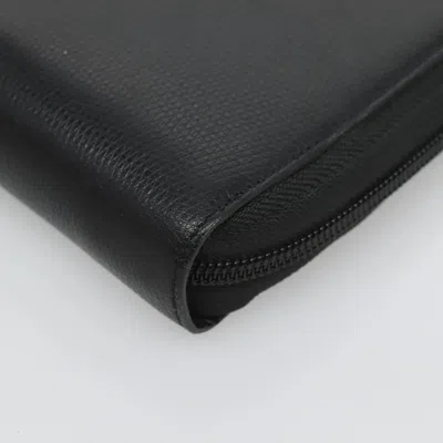 Pre-owned Gucci Couverture Agenda Black Leather Wallet  ()
