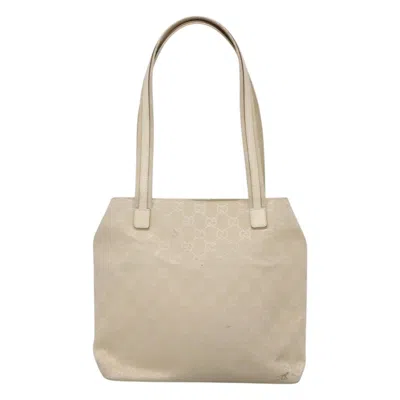 Pre-owned Gucci Gg Canvas Beige Canvas Shoulder Bag ()