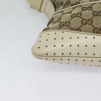 Pre-owned Gucci Gg Canvas Beige Canvas Shoulder Bag ()
