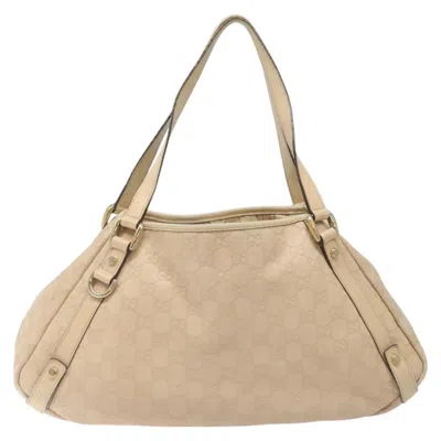 Pre-owned Gucci Gg Canvas Beige Canvas Tote Bag ()