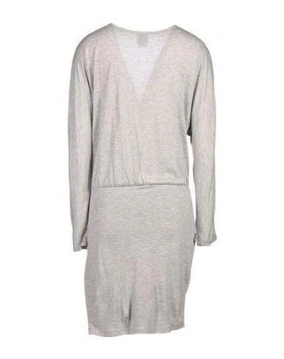 Shop Haute Hippie Short Dress In Light Grey