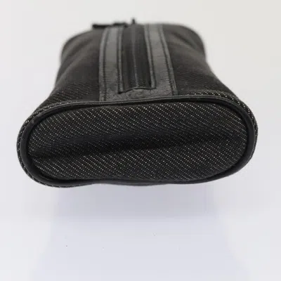Pre-owned Gucci Gg Canvas Black Canvas Clutch Bag ()