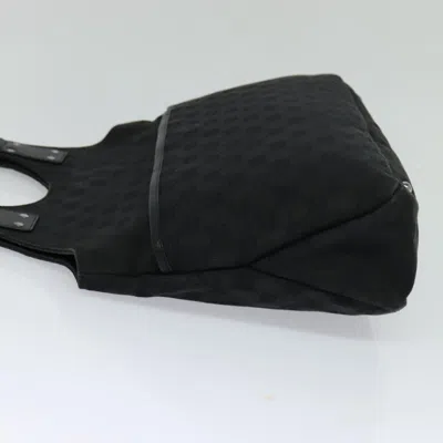 Pre-owned Gucci Gg Canvas Black Canvas Shoulder Bag ()