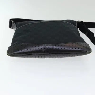 Pre-owned Gucci Gg Canvas Black Canvas Shoulder Bag ()