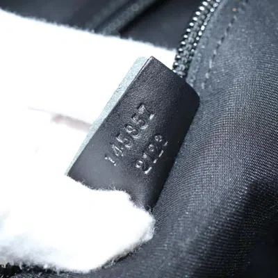 Pre-owned Gucci Gg Canvas Black Canvas Shoulder Bag ()