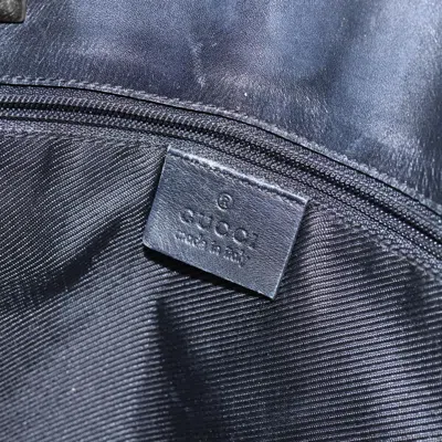 Pre-owned Gucci Gg Canvas Black Canvas Tote Bag ()