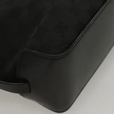 Pre-owned Gucci Gg Canvas Black Canvas Tote Bag ()