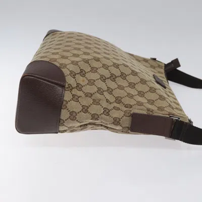 Pre-owned Gucci Gg Canvas Brown Canvas Shoulder Bag ()