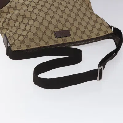 Pre-owned Gucci Gg Canvas Brown Canvas Shoulder Bag ()