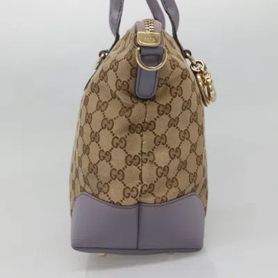 Pre-owned Gucci Gg Canvas Brown Canvas Tote Bag ()