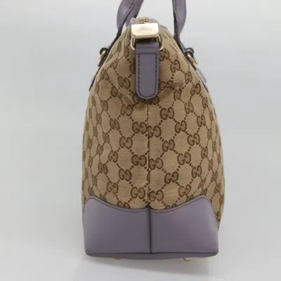 Pre-owned Gucci Gg Canvas Brown Canvas Tote Bag ()
