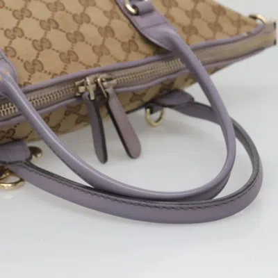 Pre-owned Gucci Gg Canvas Brown Canvas Tote Bag ()