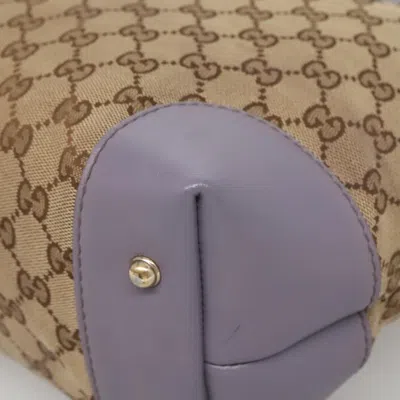 Pre-owned Gucci Gg Canvas Brown Canvas Tote Bag ()